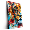 Led Wandbild Der Loewe Urban Style Hochformat Produktvorschau Seitlich