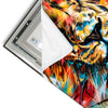 Led Wandbild Der Loewe Urban Style Quadrat Materialvorschau