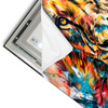 Led Wandbild Der Loewe Urban Style Querformat Materialvorschau