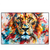 Led Wandbild Der Loewe Urban Style Querformat Produktvorschau Frontal