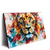 Led Wandbild Der Loewe Urban Style Querformat Produktvorschau Seitlich