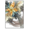 Led Wandbild Digitale Blumen No 1 Hochformat Produktvorschau Frontal