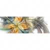 Led Wandbild Digitale Blumen No 1 Panorama Motivvorschau