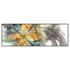 Led Wandbild Digitale Blumen No 1 Panorama Produktvorschau Frontal