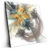 Led Wandbild Digitale Blumen No 1 Quadrat Produktvorschau Seitlich