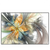 Led Wandbild Digitale Blumen No 1 Querformat Produktvorschau Frontal