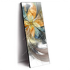 Led Wandbild Digitale Blumen No 1 Schmal Produktvorschau Seitlich