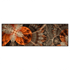 Led Wandbild Digitale Blumen No 2 Panorama Produktvorschau Frontal