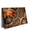 Led Wandbild Digitale Blumen No 2 Querformat Produktvorschau Seitlich