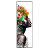 Led Wandbild Doppelbelichtung Portraet Einer Afrikanischen Frau Schmal Produktvorschau Frontal