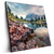 Led Wandbild Dramatischer Morgenblick Am See Quadrat Produktvorschau Seitlich