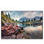 Led Wandbild Dramatischer Morgenblick Am See Querformat Produktvorschau Frontal