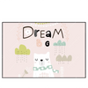 Led Wandbild Dream Big Eisbaer Querformat Produktvorschau Frontal
