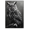 Led Wandbild Duestere Eleganz Der Eule Hochformat Produktvorschau Frontal