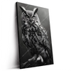 Led Wandbild Duestere Eleganz Der Eule Hochformat Produktvorschau Seitlich