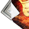 Led Wandbild E Gitarre Querformat Materialvorschau