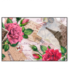 Led Wandbild Eifelturm Rosen Querformat Produktvorschau Frontal
