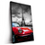 Led Wandbild Eiffelturm Rotes Auto Hochformat Produktvorschau Seitlich