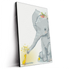 Led Wandbild Elefant Entlein Hochformat Produktvorschau Seitlich