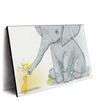 Led Wandbild Elefant Entlein Querformat Produktvorschau Seitlich