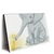 Led Wandbild Elefant Entlein Querformat Produktvorschau Seitlich