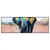 Led Wandbild Elefant Farben Der Wildnis Panorama Produktvorschau Frontal