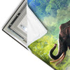 Led Wandbild Elefant Im Wasser Hochformat Materialvorschau