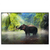 Led Wandbild Elefant Im Wasser Querformat Produktvorschau Frontal