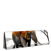Led Wandbild Elefant Kraft Der Wildnis Panorama Produktvorschau Seitlich