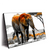 Led Wandbild Elefant Kraft Der Wildnis Querformat Produktvorschau Seitlich