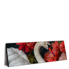Led Wandbild Eleganter Schwan Mit Blumen Panorama Produktvorschau Seitlich