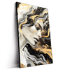 Led Wandbild Elegantes Gold Schwarzes Portraet Hochformat Produktvorschau Seitlich