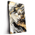 Led Wandbild Elegantes Gold Schwarzes Portraet Hochformat Produktvorschau Seitlich