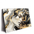 Led Wandbild Elegantes Gold Schwarzes Portraet Querformat Produktvorschau Seitlich
