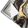 Led Wandbild Elegantes Gold Schwarzes Portraet Schmal Materialvorschau