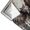 Led Wandbild Eule Im Birkenwald Quadrat Materialvorschau
