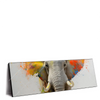 Led Wandbild Farbenexplosion Mit Elefant Panorama Produktvorschau Seitlich