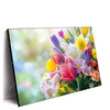 Led Wandbild Farbenfrohe Fruehlingsblueten Querformat Produktvorschau Seitlich