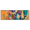 Led Wandbild Farbexplosion Portraet Florence Panorama Produktvorschau Frontal