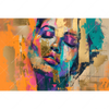 Led Wandbild Farbexplosion Portraet Florence Querformat Motivvorschau