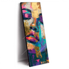 Led Wandbild Farbexplosion Portraet Florence Schmal Produktvorschau Seitlich