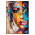 Led Wandbild Farbexplosion Portraet Lola Hochformat Produktvorschau Frontal