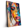 Led Wandbild Farbexplosion Portraet Lola Hochformat Produktvorschau Seitlich