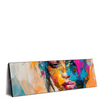Led Wandbild Farbexplosion Portraet Lola Panorama Produktvorschau Seitlich