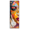 Led Wandbild Farbexplosion Portraet Lola Schmal Produktvorschau Frontal