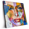 Led Wandbild Farbexplosion Portraet Nova Quadrat Produktvorschau Seitlich