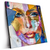 Led Wandbild Farbexplosion Portraet Nova Quadrat Produktvorschau Seitlich