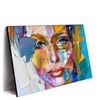Led Wandbild Farbexplosion Portraet Nova Querformat Produktvorschau Seitlich