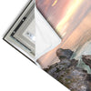 Led Wandbild Felsen Am Meer Quadrat Materialvorschau