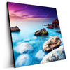 Led Wandbild Felsen Im Meer Quadrat Produktvorschau Seitlich